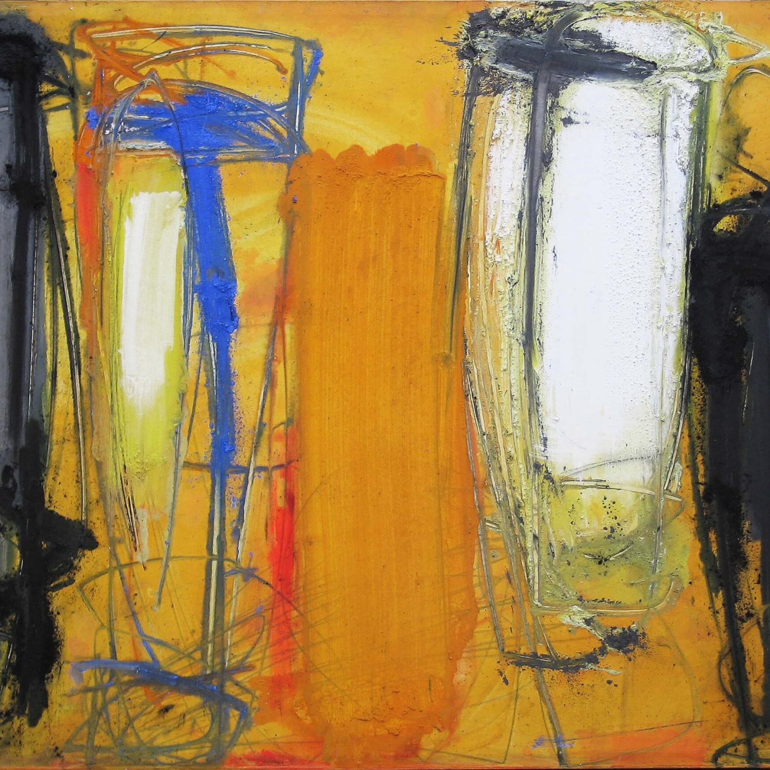 Enzo Esposito, Senza titolo, 1996, Tecnica mista su tela, Mixed media on canvas, 95,0 x 141,0 cm, ESPOTM0142