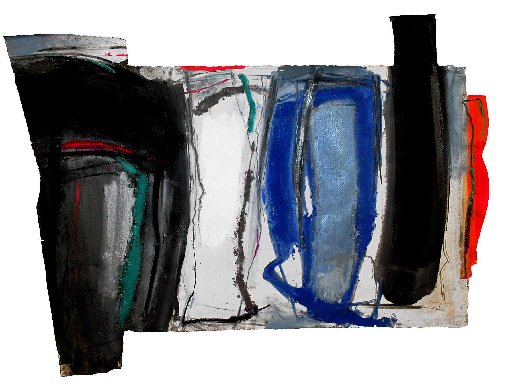 Enzo Esposito, Senza titolo, 1988, Tecnica mista su carta, Mixed media on paper, 70,0 x 93,0 cm, ESPCT0404