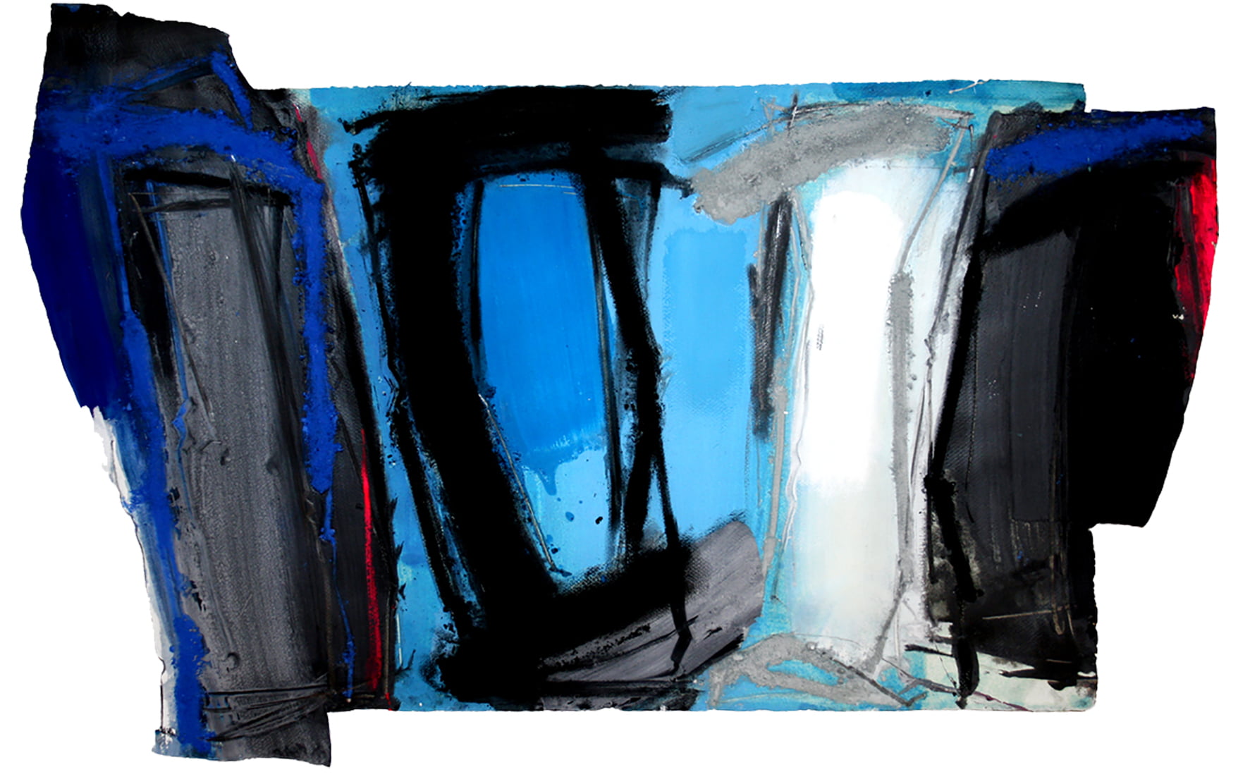 Enzo Esposito, Senza titolo, 1988, tecnica mista su carta, 63x98 cm, ESP0406