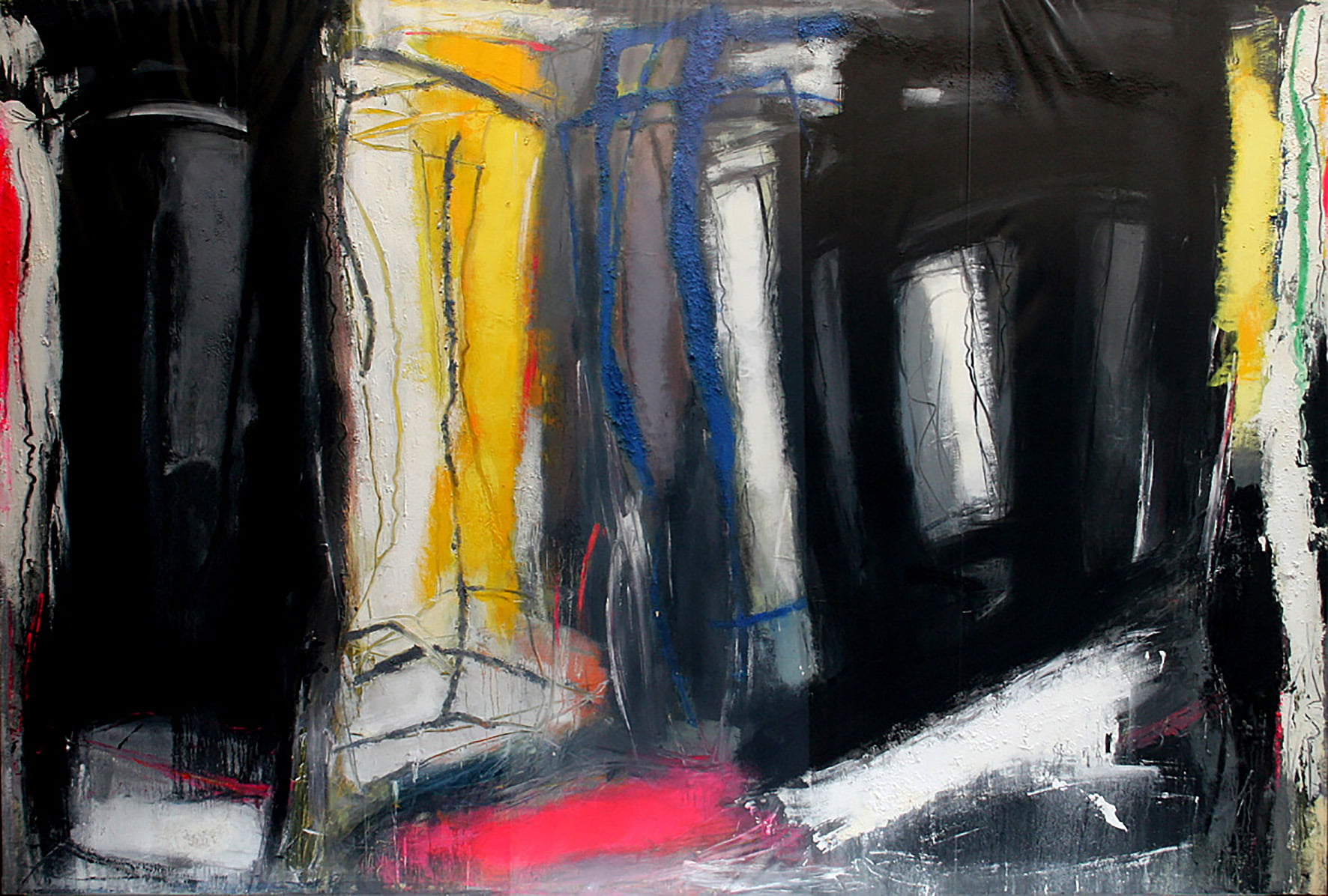 Enzo Esposito, Senza titolo, 1987, Acrilico su tela, Acrylic on canvas, 203,0 x 300,0 cm, ESPTM0416