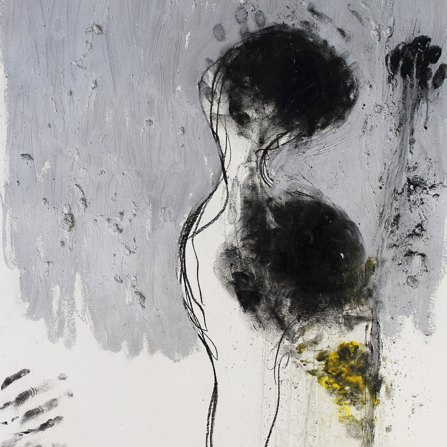 Arcangelo, Fiori di croco, 2019, tecnica mista su cartone, mixed media on cardboard, 76,0 x 56,0 cm, ARCCT0225
