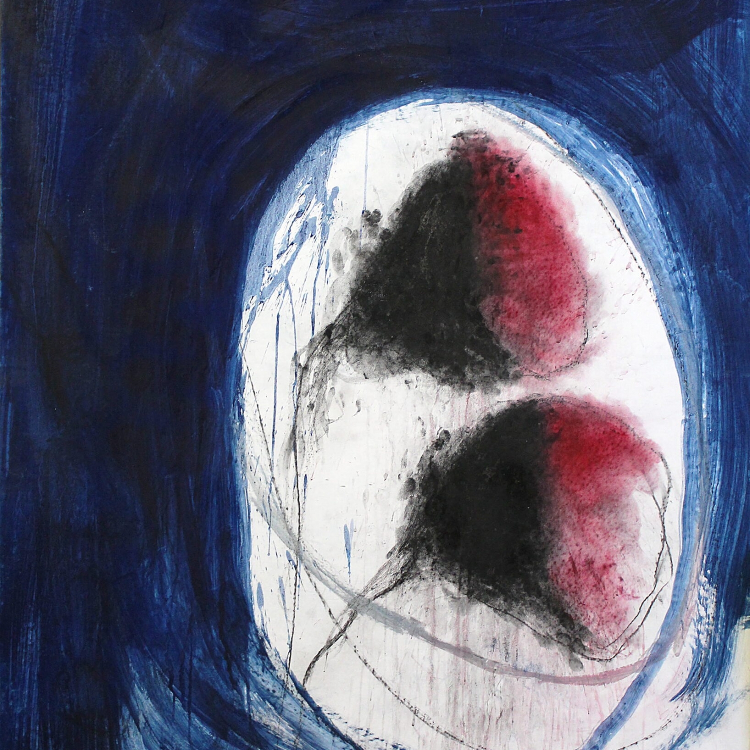 Arcangelo, Fiori di croco, 2019, tecnica mista su carta intelaiata, mixed media on stretched paper, 156,0 x 100,0 cm, ARCCT0252