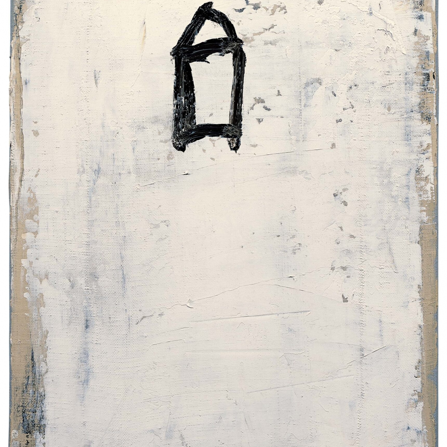 Joan Hernandez Pijuan, Blanc I Casa, 2003, olio tela, oil on canvas, 41X27 cm