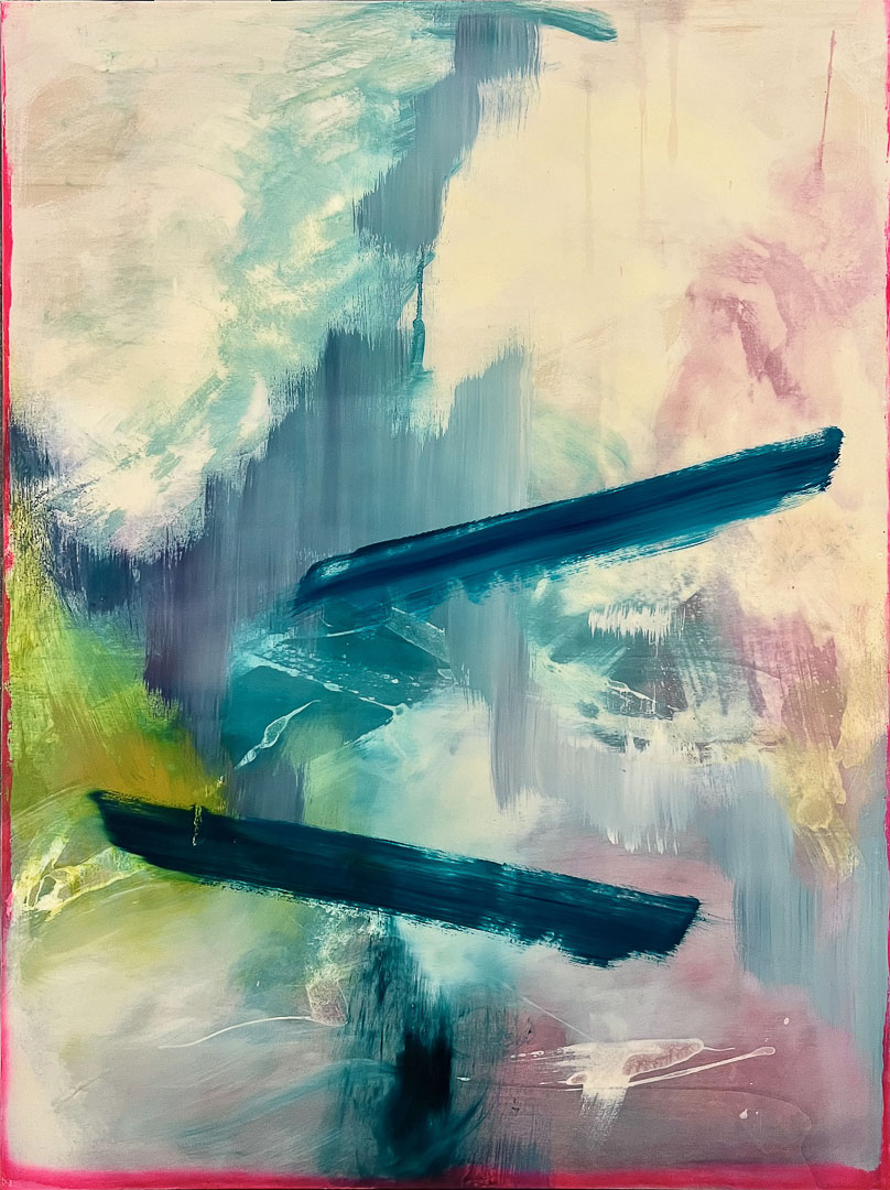 Elisa Grezzani - Caterina 2023 - Tecnica mista su tavola 150,0 x 110,0 cm -GREZTM006