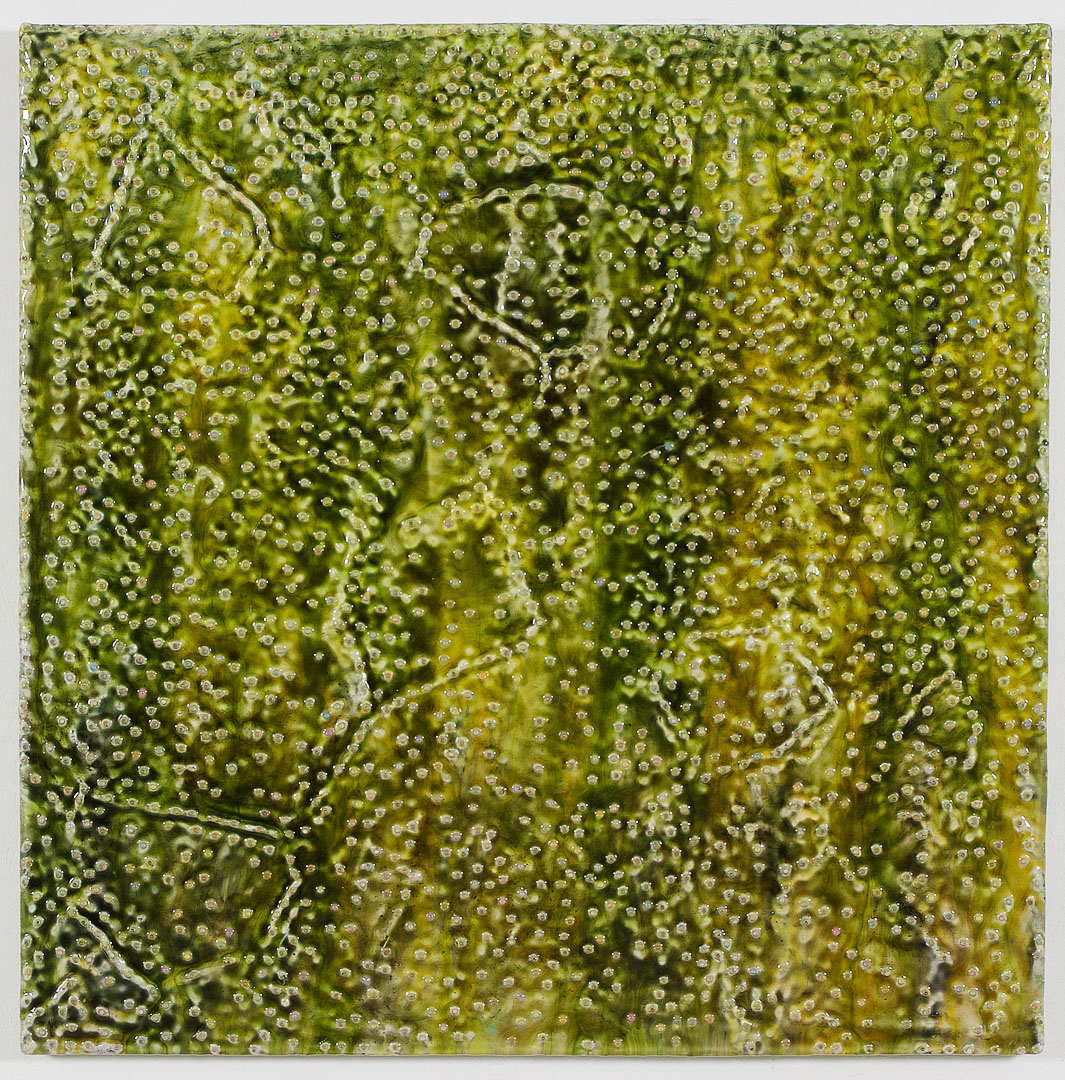 David Lindberg - Of/from-umes 2015 - Resina epossidica UV, fibra di vetro, gommapiuma, pigmenti - 100,5 x 100,5 cm - LINDTM004