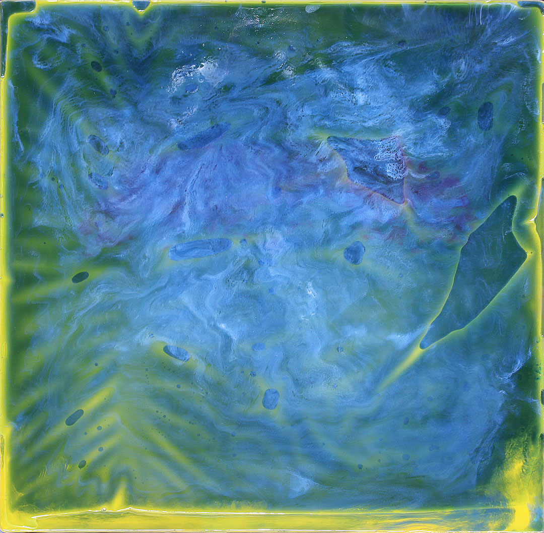 David Lindberg - Senza titolo 2019 - Resina epossidica, fibra di vetro, schiuma, pigmenti - 70 x 70 cm - LINDTM011