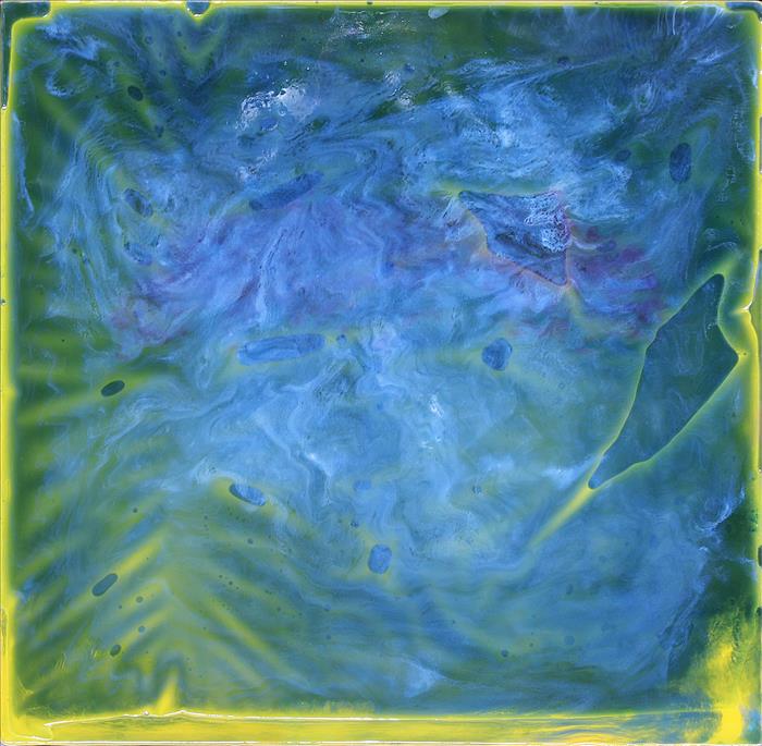 David Lindberg, Senza titolo, 2019, Resina epossidica, fibra di vetro, schiuma, pigmenti, Epoxy resin, fiberglass, foam, pigments, 70 x 70 cm, LINDTM011