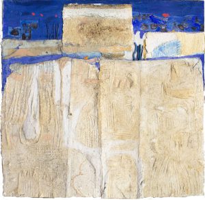 Medhat Shafik, I luoghi dell’acqua, 2023, impronta con carta a mano, 130 x 140 cm, SHAFTM1375