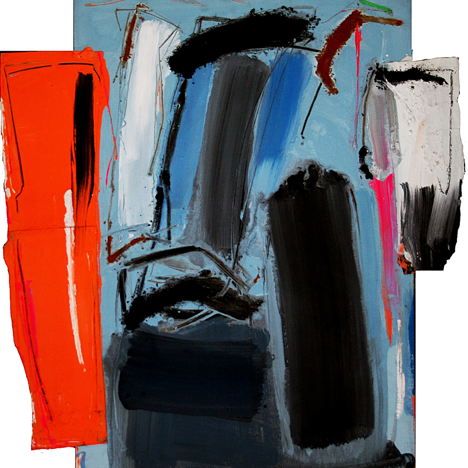 Enzo Esposito, Senza titolo, 1990, acrilico su tela, Acrylic on canvas, 107,0 x 100,0 cm, ESPTM0423