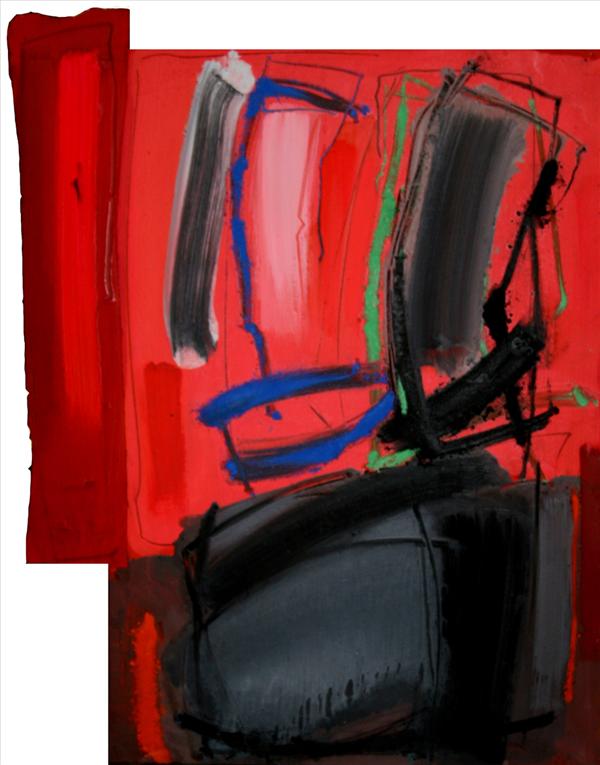 Enzo Esposito, Senza titolo, 1990, Acrilico su tela, Acrylic on canvas, 113 x 89 cm, ESPTM0422