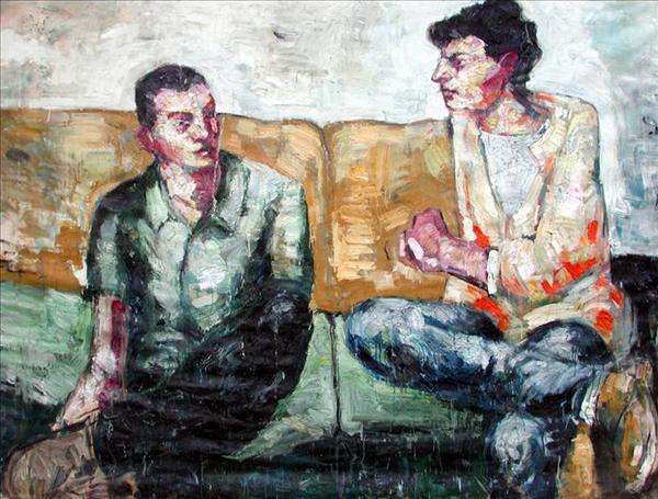 Paolo Maggis, Senza titolo. 1999, Tecnica mista su tela, mixed media on canvas, 198 x 262 cm, MAGTMB020176