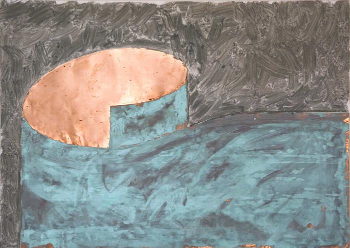 Hidetoshi Nagasawa, Disegno, (rame) 2008, Carta, rame e acido, Paper, copper and acid, 70 x 100 cm, NAGTM0012