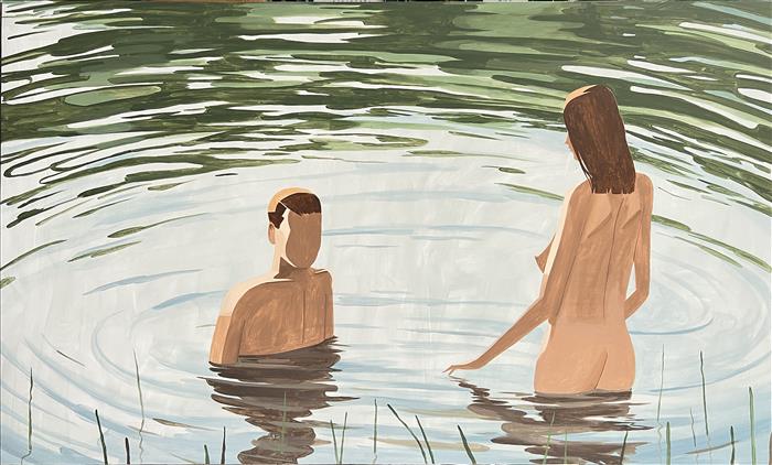 Emiliano Ponzi, Poesie, 2023, Acrilico su tela, Acrylic on canvas, 120 x 200 cm, PONZITM017