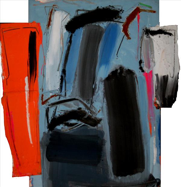Enzo Esposito, Senza titolo, 1990, acrilico su tela, Acrylic on canvas, 107,0 x 100,0 cm, ESPTM0423