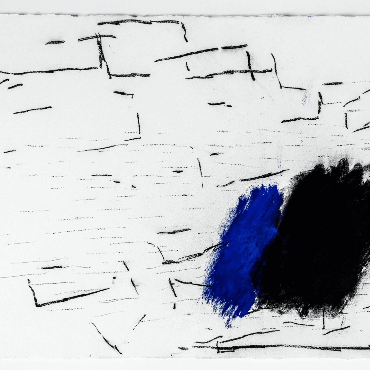 Marco Gastini, Senza titolo, 2006, Tecnica mista, tele, ferro e cartapesta su carta, Mixed media, canvas, iron and papier-mâché on paper, 76 x 105 cm