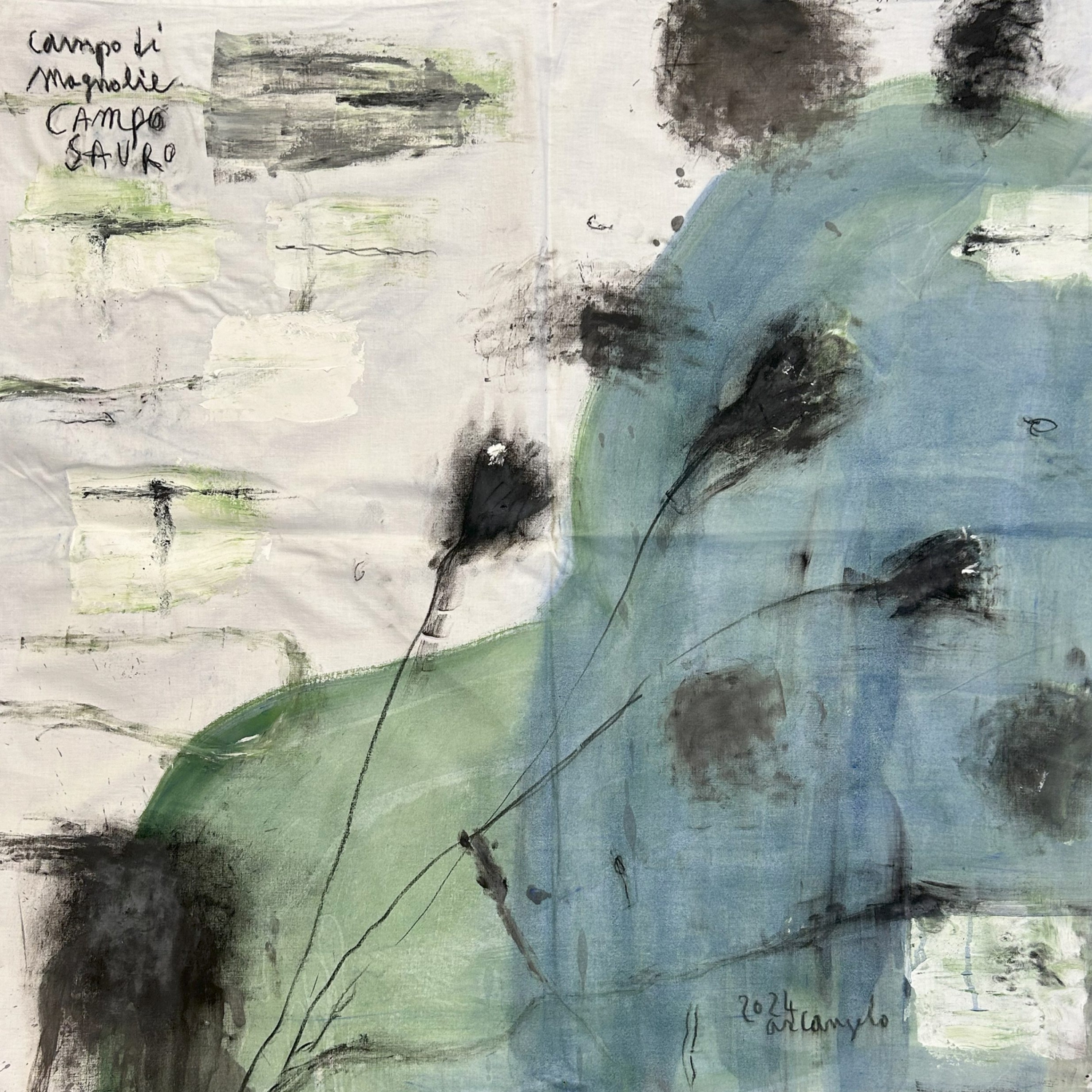 Arcangelo, Campo di magnolie, 2024, 87 x 89 cm, ARCTM0338