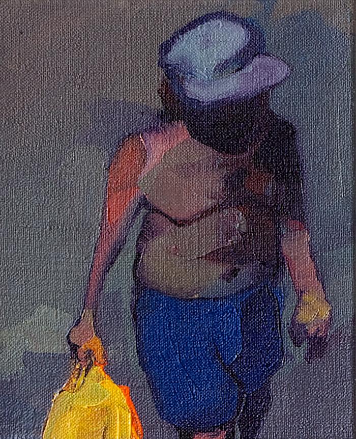 Michael Ajerman, SPF 10, 2010, Olio su lino, Oil on linen, 25,5 x 20,5 cm, AJERTM0026