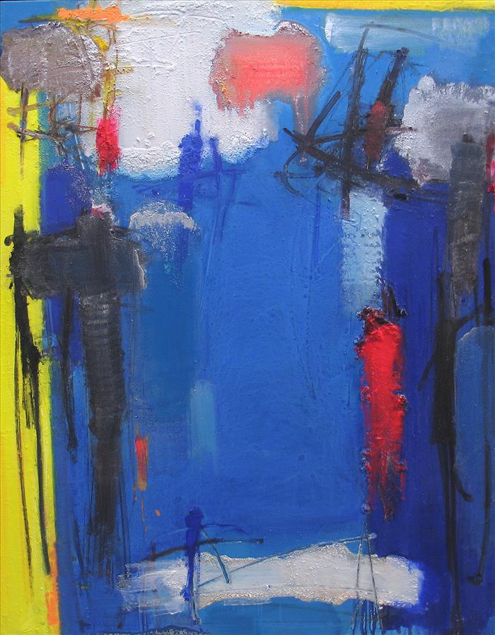 Enzo Esposito, Senza titolo, 2006, tecnica mista su tela, mixed media on canvas 125,0 x 98,0 cm, ESPOTM0474