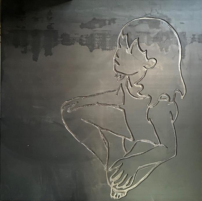 Valerio Berruti, Tracce, 2024, Acciaio forgiato, Forged steel, 120,0 x 120,0 cm, BERSC1597