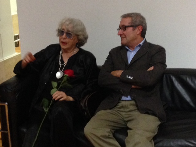 Marco Rossi con Giosetta Fioroni