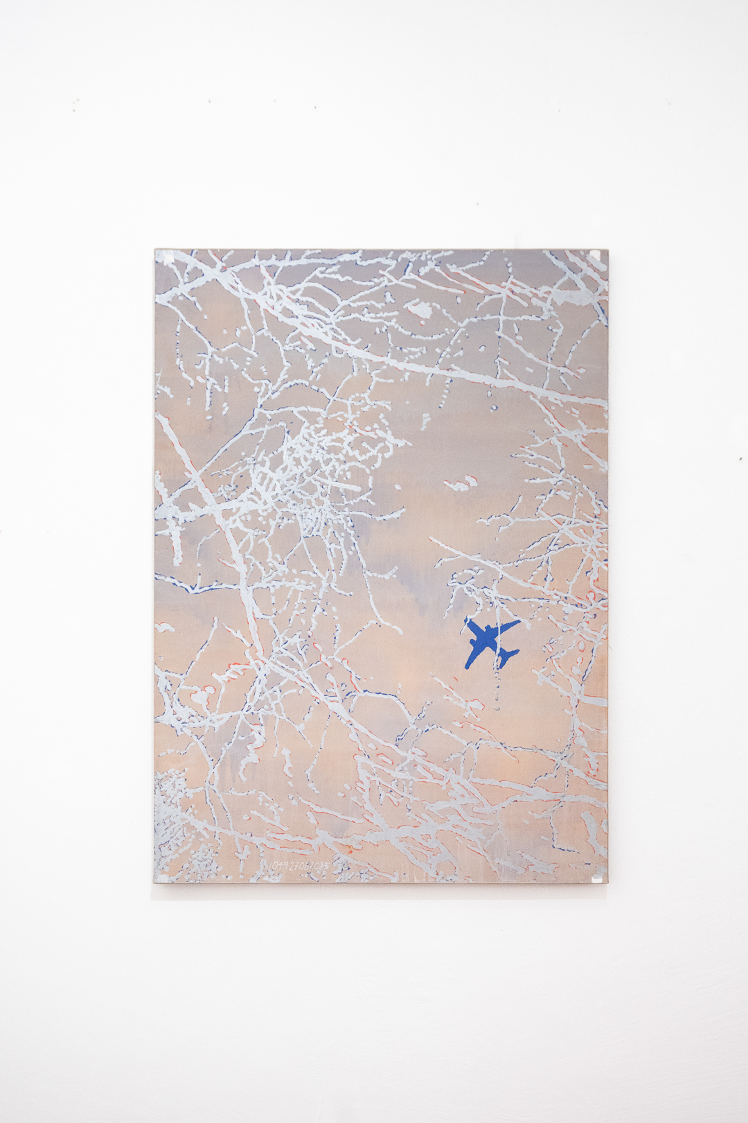 Luca Pancrazzi, 104927062025, 2025, acrilico e smalto su carta intelata, acrylic and enamel on canvas paper, 140,0 x 100,0 cm, PANCCT029