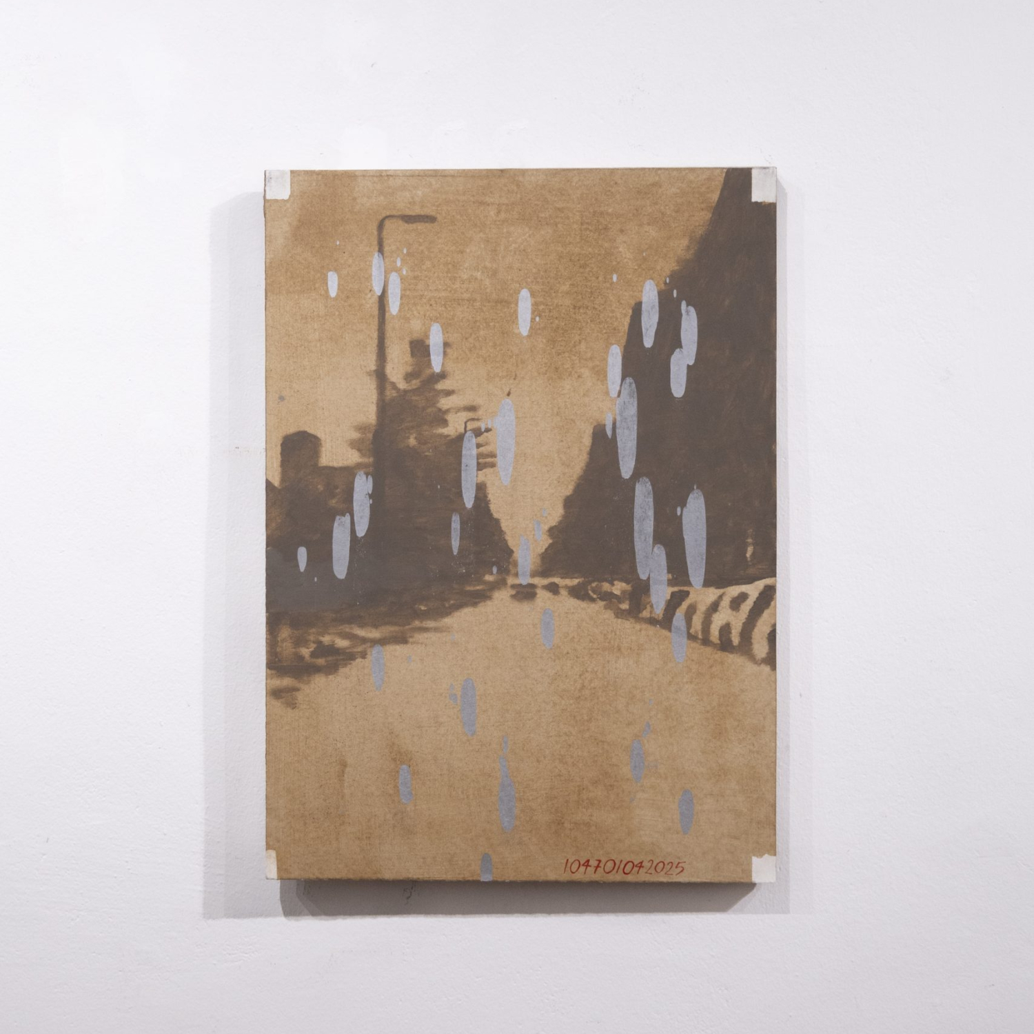 Luca Pancrazzi, 104701042025, 2025, acrilico su carta intelata, acrylic on canvas paper, 70,0 x 50,0 cm, PANCCT020