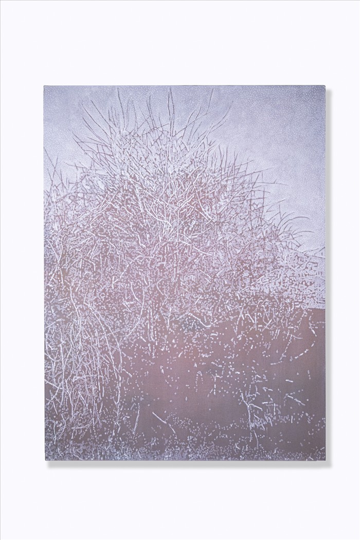 Luca Pancrazzi, Urbs ex arboribus, 2025, acrilico su tela, acrylic on canvas, 150,0 x 110,0 cm, PANCTM040