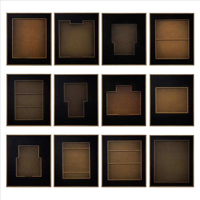 Marco Tirelli, Senza titolo, 1999, tecnica mista su tavola, mixed media on board, 120,0 x 140,0 cm, TIRPOL060