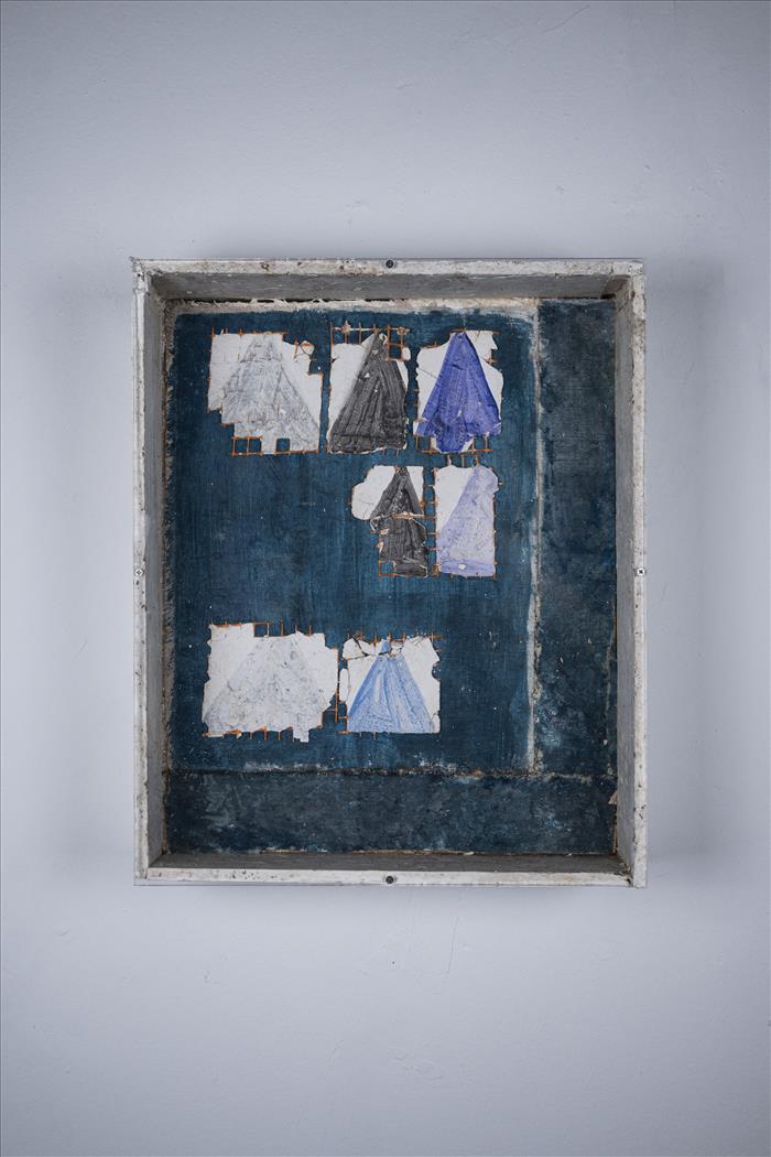 Mirco Marchelli, Ariette semplici, 2024, tecnica mista, mixed media, 41,0 x 34,0 cm, MARCTM0701
