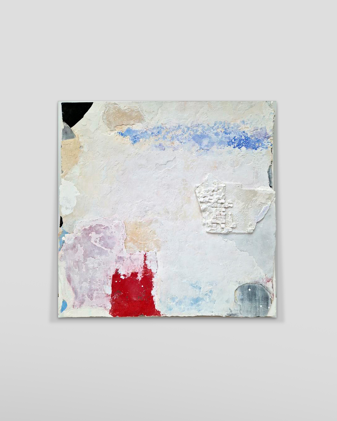 Franco Guerzoni, Musivum, 2017, Scagliola e pigmenti su tavola, 52,0 x 52,0 cm, GUETM0730