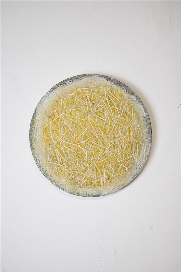 Sergi Barnils, Soli Deo gloria, 2025, granito di Tarn, Tarn granite, 32,0 x 32,0 cm, BARSC1484