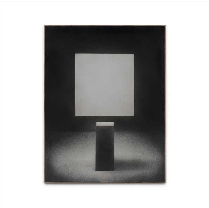 Marco Tirelli, Senza titolo, 2025, tecnica mista su tavola, mixed media on board, 206,0 x 158,0 cm, TIRETM080