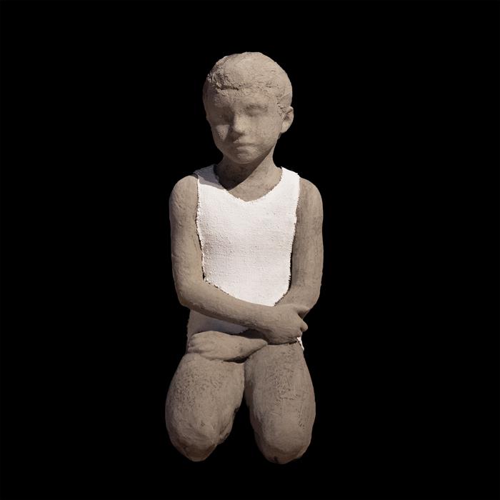 Valerio Berruti, Nel nome del padre, 2025, cemento, resina e juta, cement, resin and jute 66,0 x 30,0 cm, BERSC1748